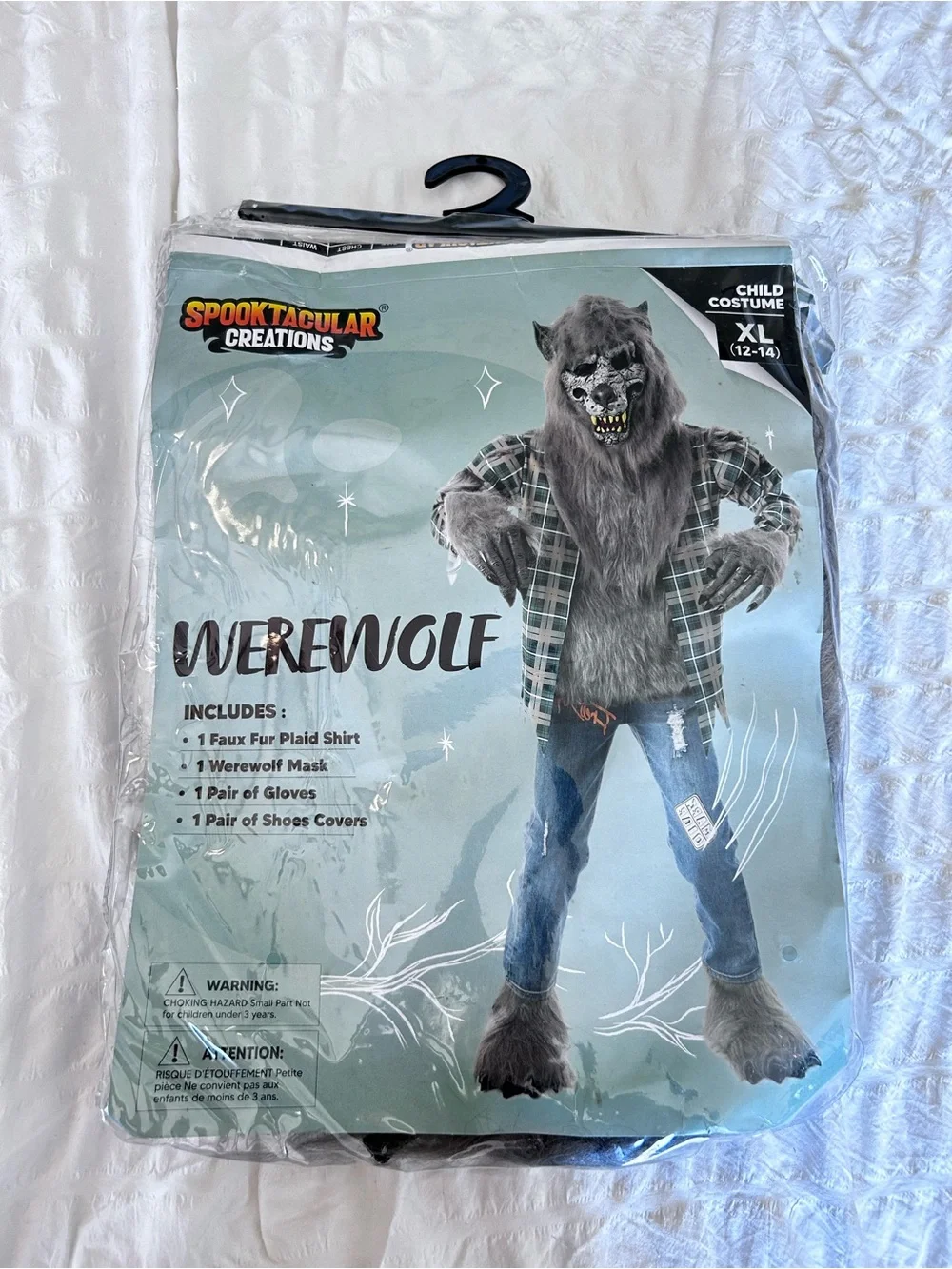 NWOT Spooktacular Creations Kids Werewolf Halloween Costume Size XL (12-14) Yout